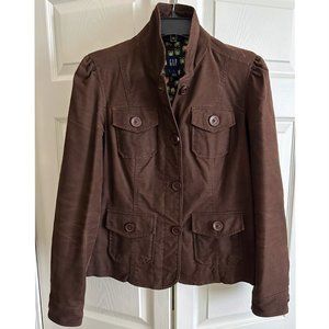 Vintage GAP Brown Corduroy Jacket, Size 8, *Comes with Matching Scarf*